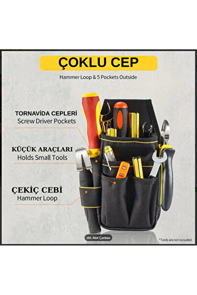 YETİŞENLER Waist bag Tool bag Plumber bag Electrician bag Electrician bag Adj...