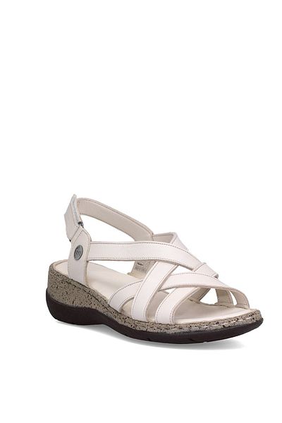 Mammamia Women's Genuine Leather Flat Sandals D25Ys-2865