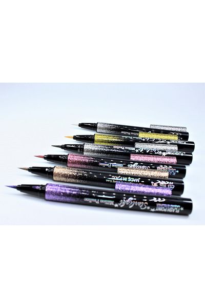 Million Pauline Σετ 6 υγρών eyeliner, Million Pauline, Starlight Flash Point