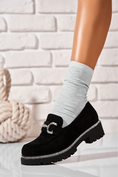 Joana Women's casual shoes in black eco-leather Maxine2