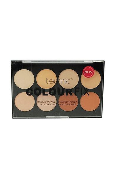 TECHNIC Paleta 8 Pudre Contur, , Colour Fix, Pressed Powder Contour