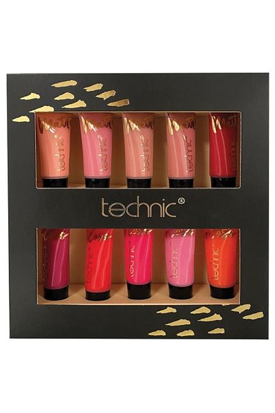 TECHNIC Set 10 Luciuri de Buze, Technic, Lip Vault, Vegan, 10 x 5 ml