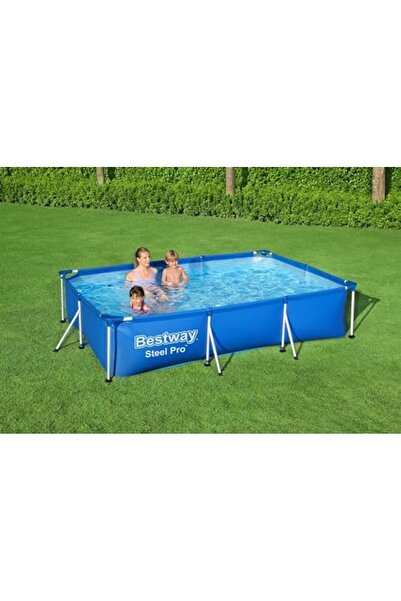 BESTWAY مسبح مستطيل للأطفال، 300 × 201 × 66 سم، 3300 لتر، أزرق - 26-56404