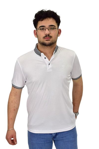 Raymons Ανδρικό μπλουζάκι Mercerized με γιακά πόλο 1000 BGL-ST04532