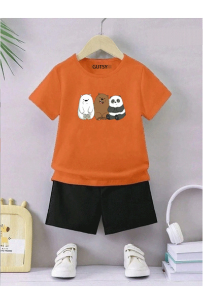 Gutsy مقاسات طقم تيبي أوغلو / الفتاة للأطفال 3'Open Pandan