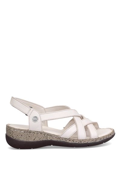 Mammamia Women's Genuine Leather Flat Sandals D25Ys-2865