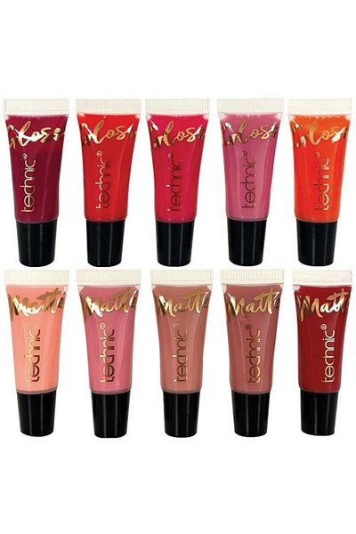 TECHNIC Set 10 Luciuri de Buze, Technic, Lip Vault, Vegan, 10 x 5 ml