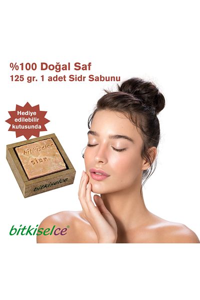 bitkiselce Sidr Soap Es-Sidre Sidir -Natural Therapy-Skin and Hair Care Produced with Traditional Methods 125 Gr.