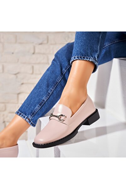 Joana Γυναικεία casual παπούτσια ροζ από οικολογικό δέρμα Ayson