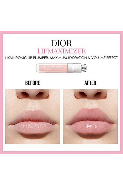 Dior Addict Lip Maximizer Hyaluronic Plumper Lip Gloss, 001 Light Pink, 6 ml