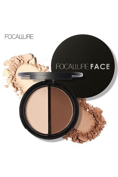 Focallure Pudra contur + iluminátor Focallure Duo, 02