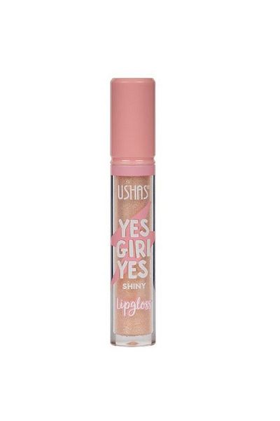 Ushas Luciu de buze stralucitor, Ushas, ​​Yes Girl Yes, Shiny Lipgloss, Bej, 02