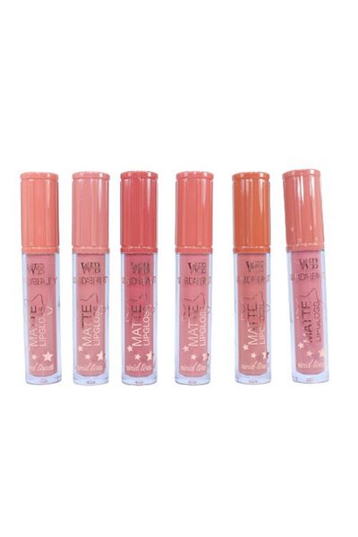 Makeup Σετ 6 ματιών, Μακιγιάζ, Ματ lip gloss, Ζωντανή αφή, Φυσικό
