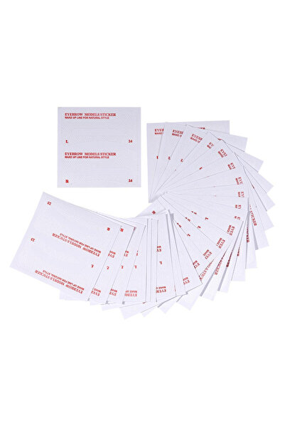 Makeup Σετ Sabloane sprancene adezive, Μακιγιάζ, Αυτοκόλλητο για μοντέλα φρυδ...