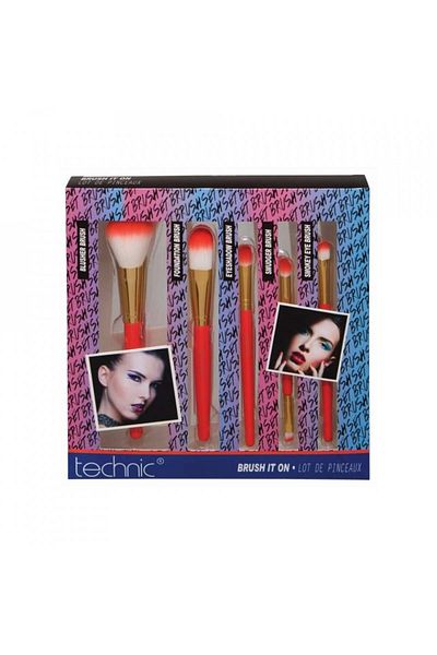 TECHNIC Brush It On 5-Piece Makeup Brush Set