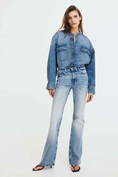 H&M Bootcut High Jeans