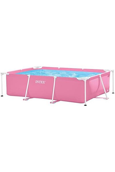 Intex Rectangular Frame Pool by Intex, Pink, Size 220 150 60 cm, Model 28266NP
