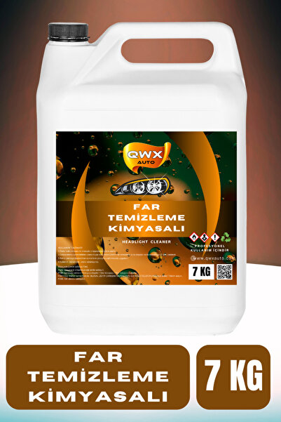 QWXAUTO Buharlı Oto Araba Far Parlatma Ve Temizleme Kloroform Sıvısı Kimyasal Solüsyonu 7 Kg