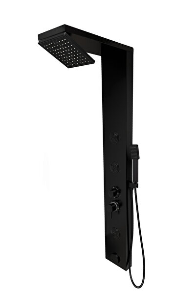 Jet Banyo Venüs Siyah Premium Lena Masajlı Duş Paneli - Dikey Jakuzi - Robot ...