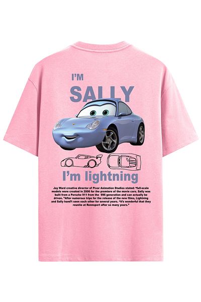 VEK Unisex Oversize T-Shirt McQueen & Sally