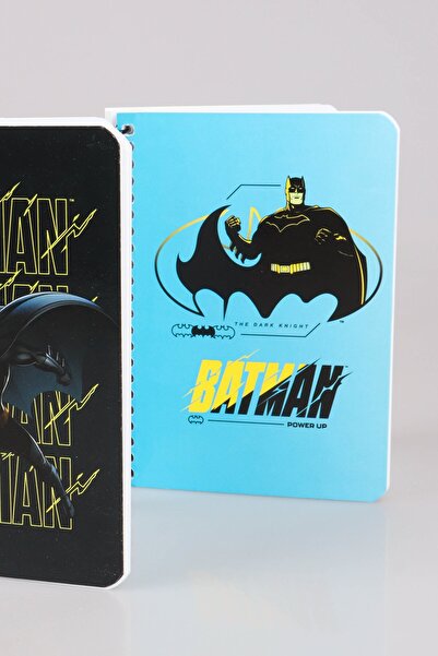 Batman Dekomus with Licensed Batman "Single" Spiralli A6 80 Sheet Memo Pad