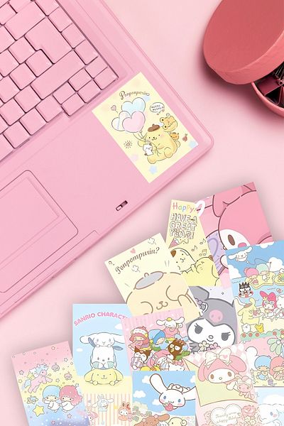 Grafikup 70 Poster Stickers - Pen Laptop Notebook Water Bottle Label