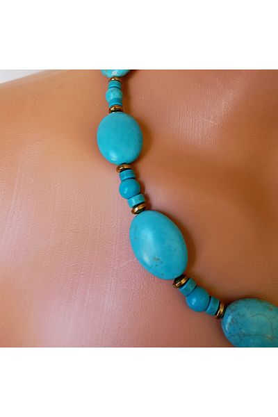 Asteria Elite Turquoise Evil Eye Protection and Healing Necklace Bracelet Set