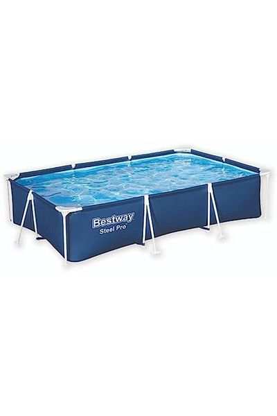 BESTWAY حوض سباحة فاخر مع إطار - 3 أمتار، 2.01 متر، 0.66 متر، 3300 لتر