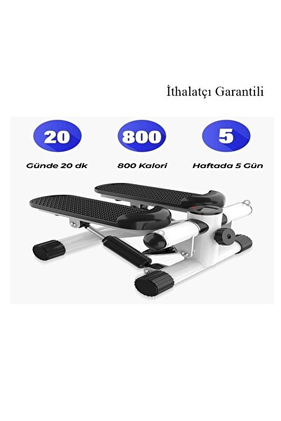 POBO Stepper Egzersiz Aleti Tırmanıcısı Crosstep Adım Bandı Step Direnç Bandı Lcd Ekranlı Adım Egzersiz