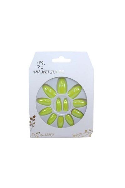 Meijer Sada 12 Unghii False Oglinda, VV Meijiaer, Verde Neon