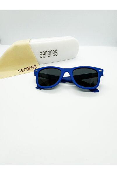 SERARES 3-6 Years Old Boy Luna Model Sunglasses Uv400 Protection Navy Blue Color