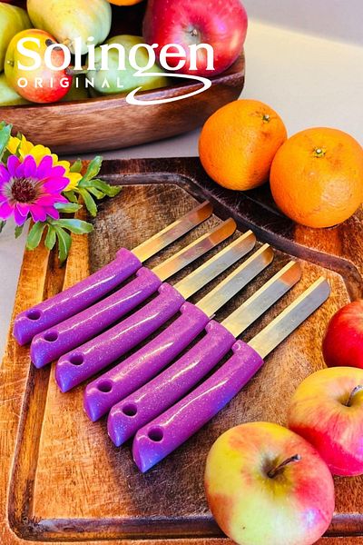 Solingen Set of 6 Original Serrated Fruit and Vegetable Knives
