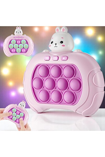 Kuzey YÜKSEK KALİTE PEMBE TAVŞAN POPİT YENİ NESİL POPİT PEMBE OYUNCAK POPİT S...