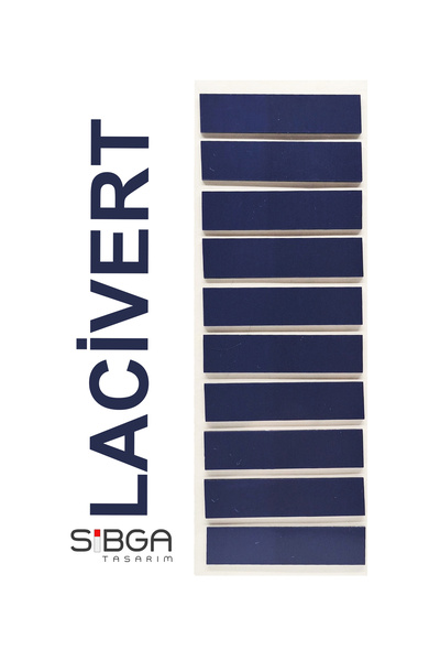 sibga tasarım Şeffaf Lacivert Postit Post-it Post It. Kitap Ayracı Ayraç Postit Sticker Not Kağıdı 200 Yaprak