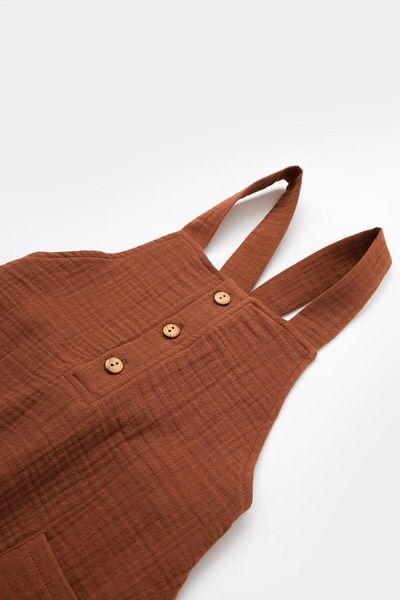 Magu Unisex Baby Organic Muslin Salopet