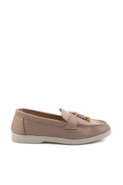 Bambi Beige Women's Loafer Shoes K 01140004672