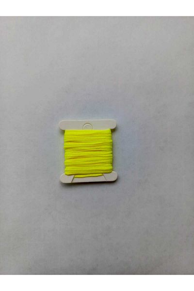Eskişehir hobi sanat Neon Yellow Color Waxed Rope - 3 Meters Necklace Jewelry Design Bracelet Rope