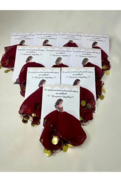 AYS Bride, Kına Gecesi Hediyelik Halay Mendili 10 Adet