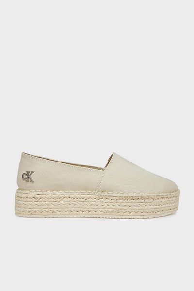 Calvin Klein حذاء قماشي بنعل سميك YW0YW01737AEO ESPADRIL YW0YW01737 AEO