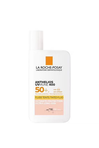 La Roche Posay Anthelios Uvmune Fluid SPF 50 - High Protection Tinted Sunscreen for the Face