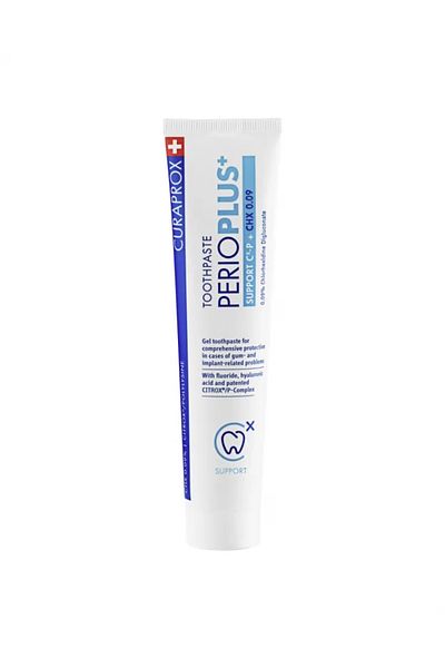 Curaprox CURAPROX TOOTHPASTE PERIOPLUS SUPPORT CHLORHEXIDINE 0.09 75ML