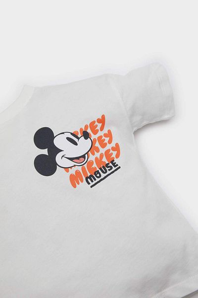 DeFacto Baby Boy Mickey & Minnie Sleeve T-Shirt E7175A525Sm