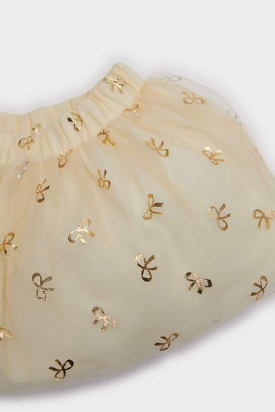 DeFacto Baby Girl Printed Tulle Skirt E8725A525Sm