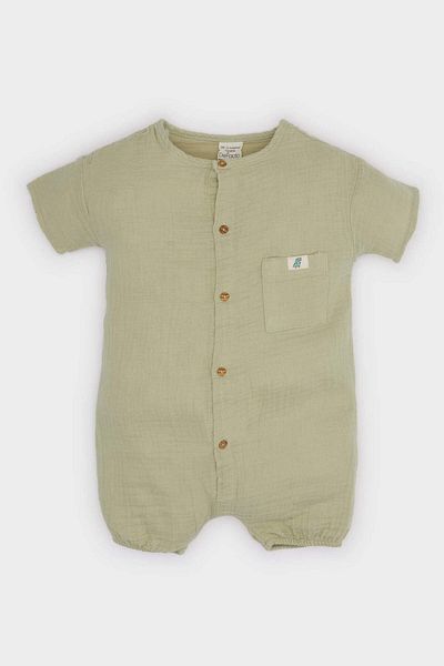 DeFacto Baby Boy Newborn Muslin Jumpsuit E8376A525Sm