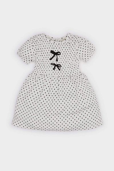 DeFacto Baby Mädchen Polka Dot Kurzarm Kleid E8719A525SM