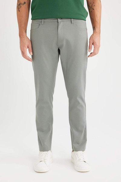DeFacto Slim Fit Slim Fit Skinny Leg Chino Canvas Trousers C2401Ax25Sp