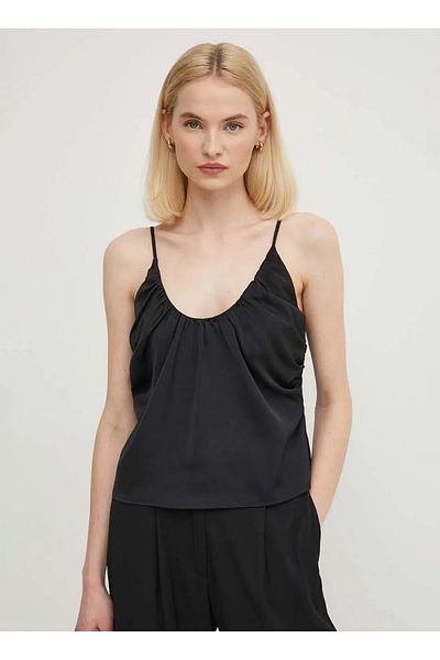 Sisley Classic Collar Black Women's Athlete 51Mglh016