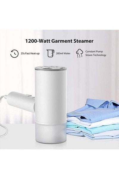 COOYA Clothes Steamer, Foldable and Wall-mounted, for Home and Travel