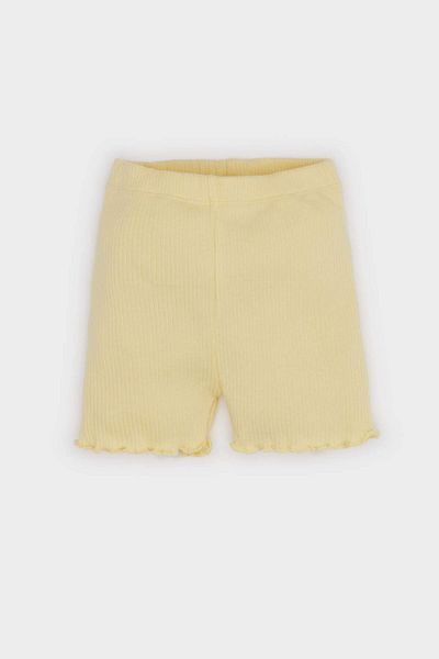 DeFacto Baby Girl 2 Piece Set Ribbed Camisole Short Sleeve T-Shirt Elastic Waist Shorts C0021A525Sm