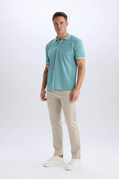 DeFacto Slim Fit Slim Fit Skinny Leg Chino καμβά παντελόνι C2401AX25SP